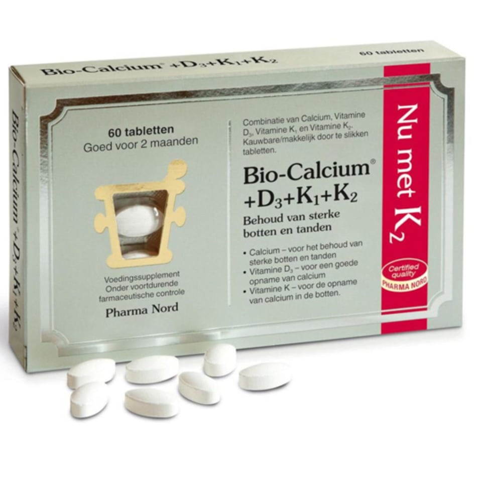 Pharma Nord Bio-Calcium+D3+K1+K2 Tabletten 60TB