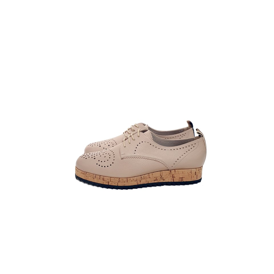 Sneaker Plateau Creme