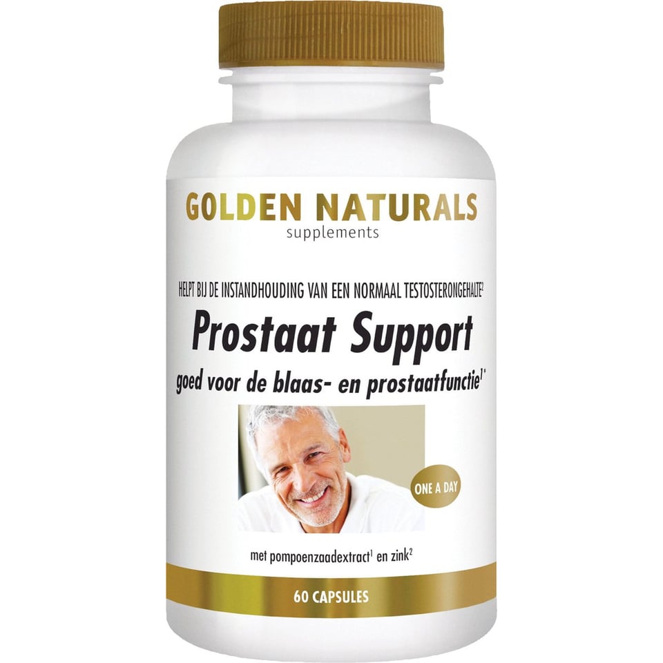 Golden Naturals Prostaat Support (60 Veganistische Capsules)