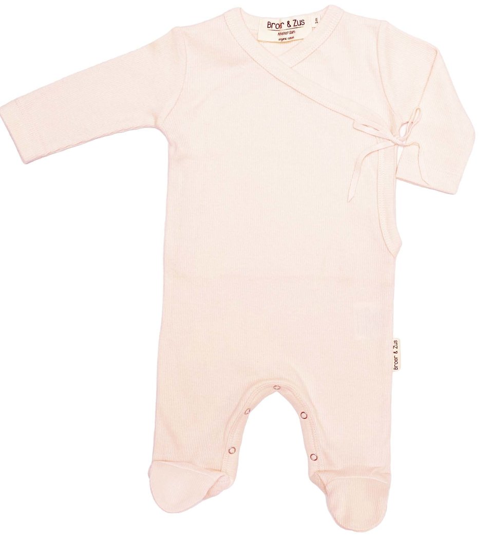 Broer & Zus Babypakje Zachtroze Voetjes