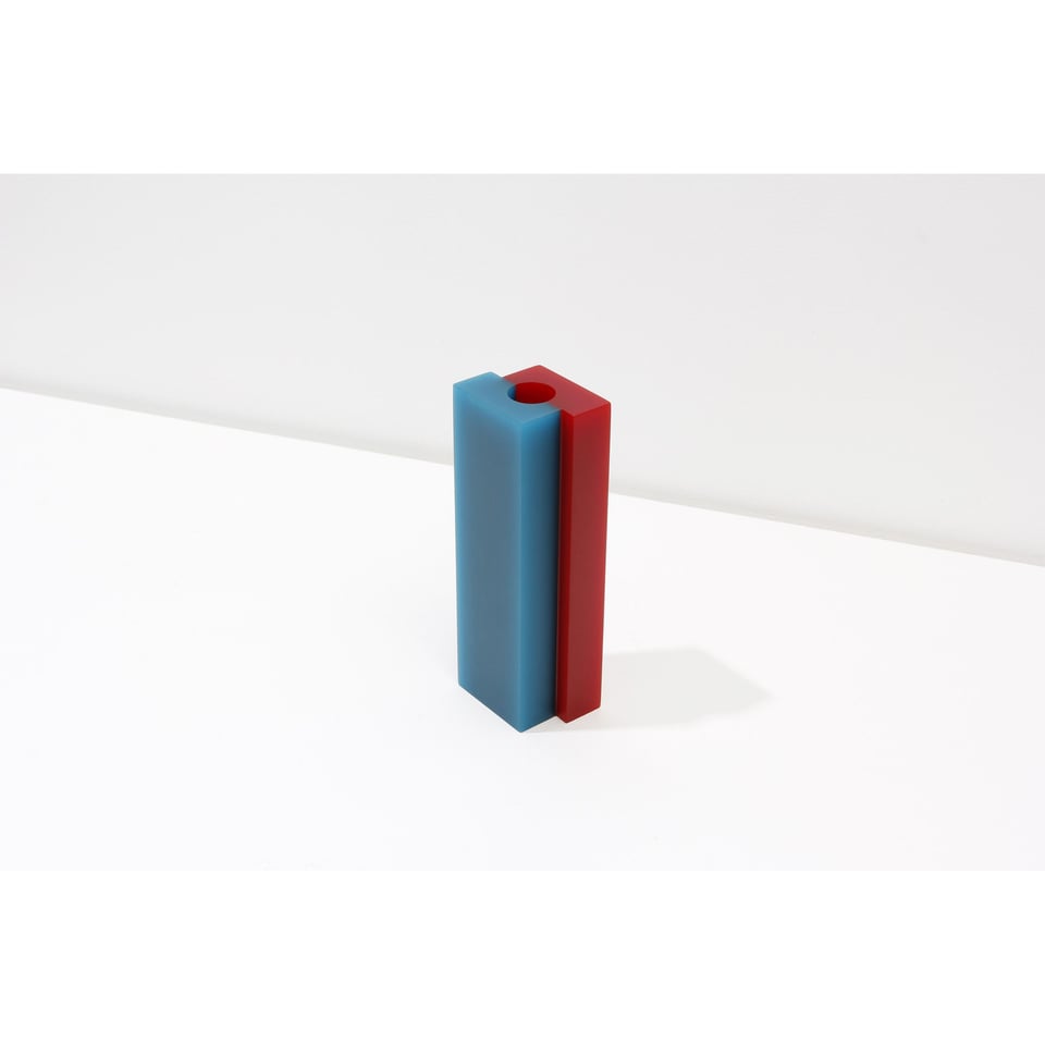 Vaas Versa Hoog Blauw-Rood