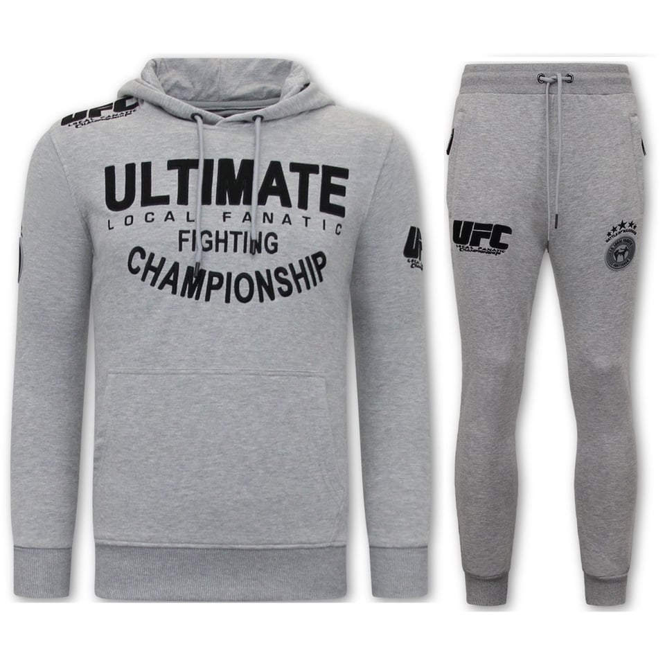 Exclusieve Heren Trainingspak - Ultimate Fighting Championship - Grijs