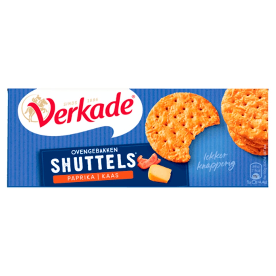 Verkade Shuttels Paprika-Kaas