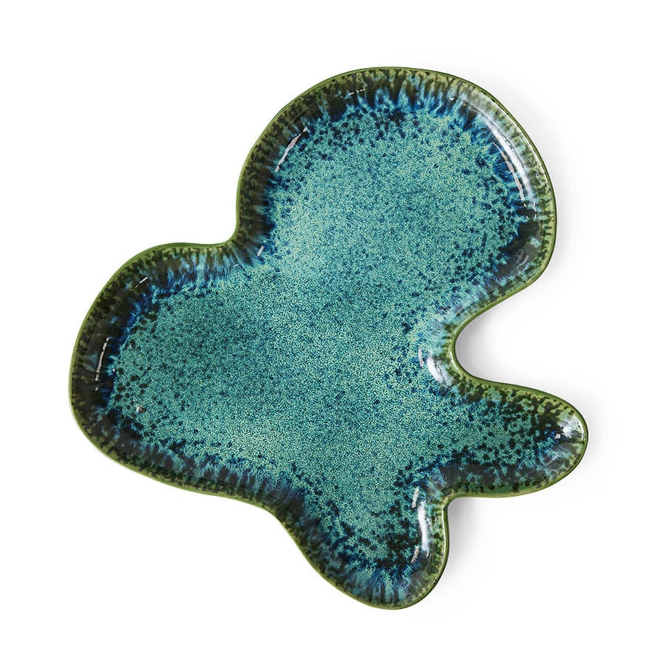 HKliving Shell Plate Teal