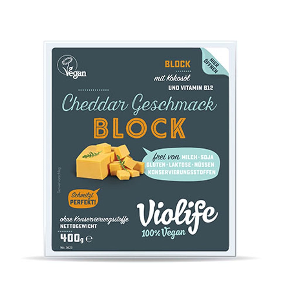 Violife Cheddar Flavour BLOCK 400g