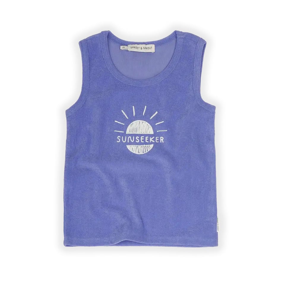 Sproet & Sprout Tanktop Terry Sunseeker Blue Bell