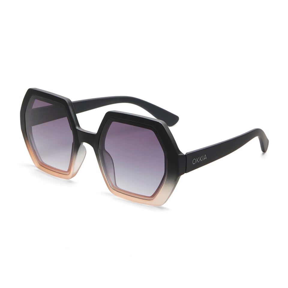 Zonnebril EMMA Hexagon Black Rose OK015-BP