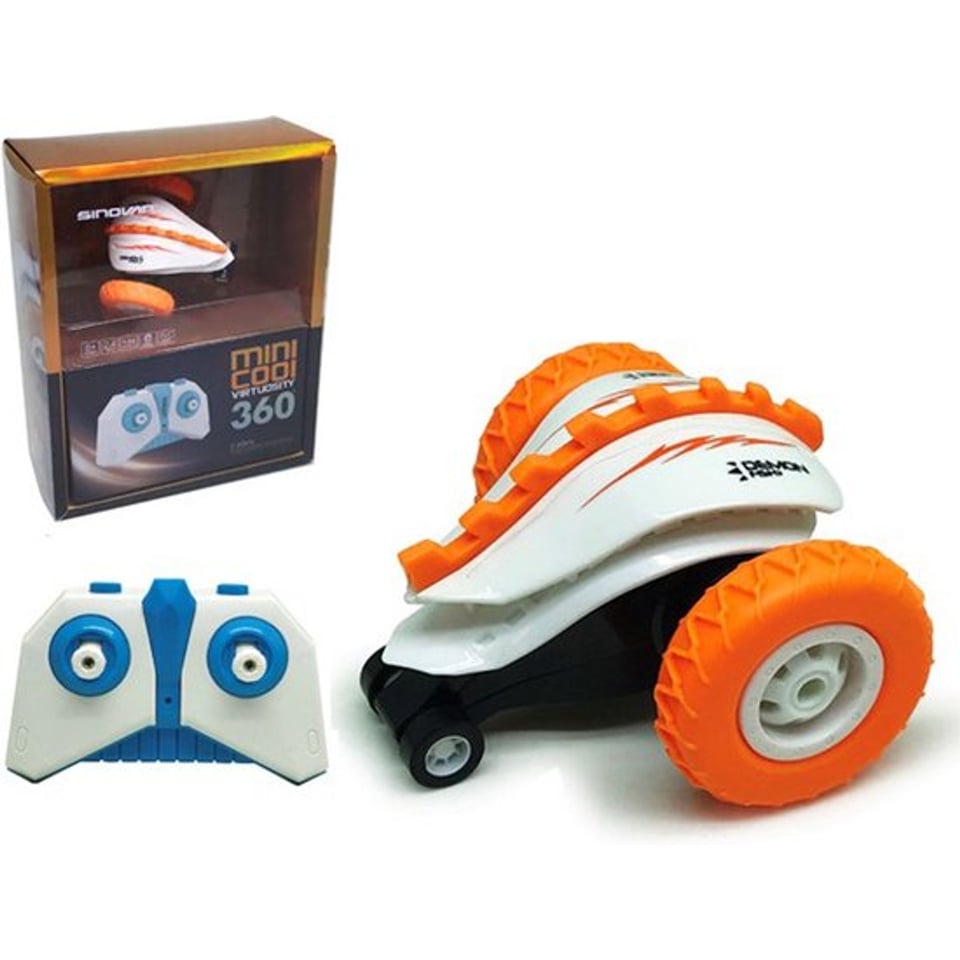 Radiografisch Bestuurbare Auto Mini Stunt Racer Oranje