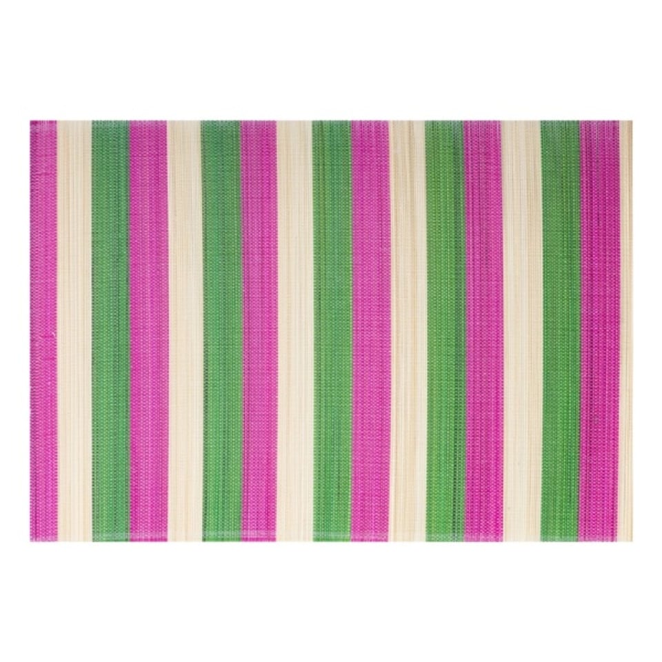 Kitsch Kitchen Placemat Bamboo Groen/paars