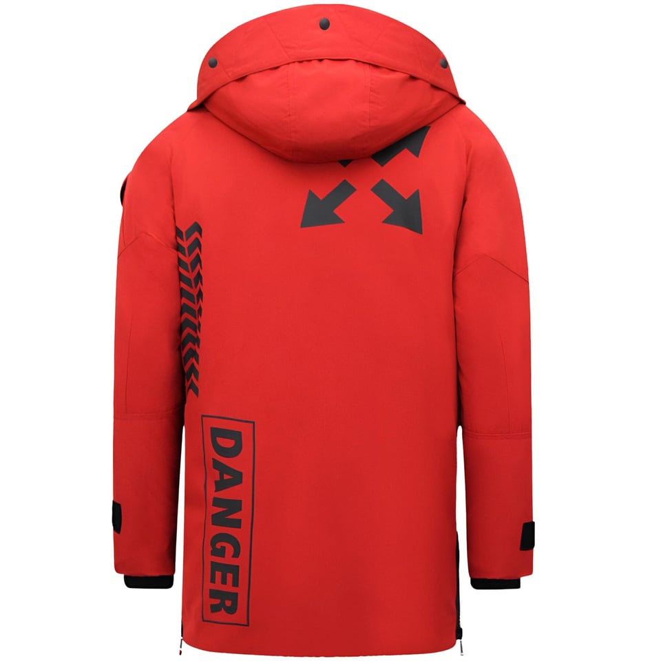 Sportieve Winterjas Heren - 9803 -Rood