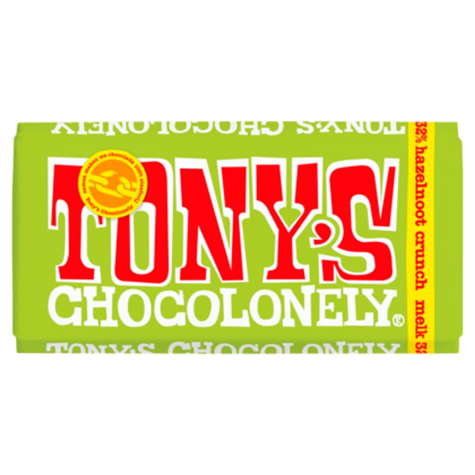 Tony's Chocolonely Melk Romige Hazelnoot Crunch