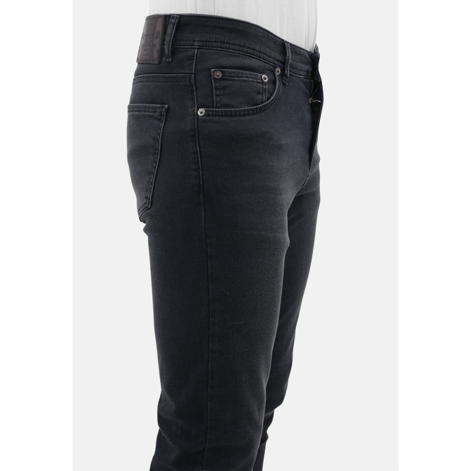 Heren Spijkerbroeken Met Elastiek - Regular Fit - MM-R-11 - Grijs