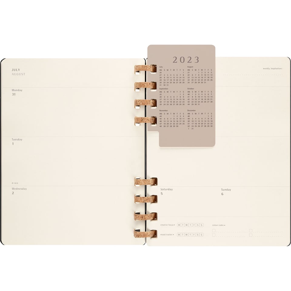 Moleskine 12M Academic Spiral Planner x-large 2023-2024