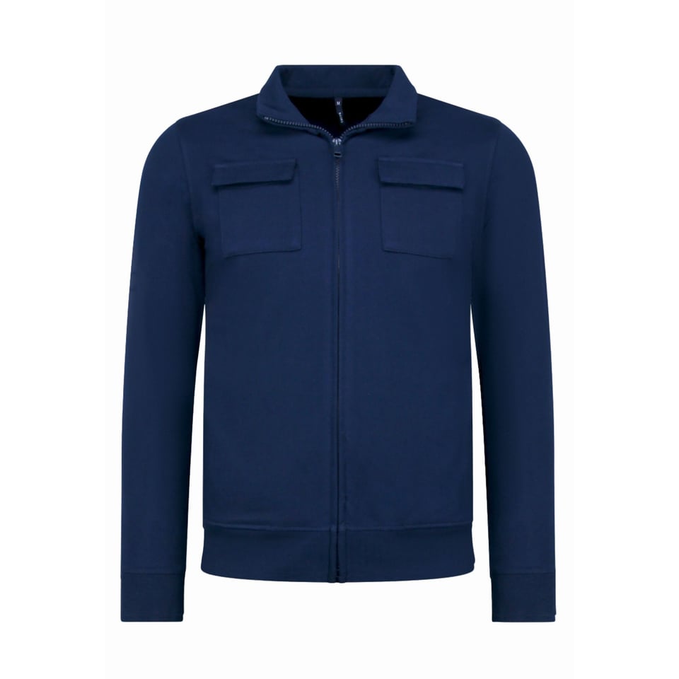 Heren Vesten Met Rits - Zonder Capuchon - Sweatvest Heren - 579 - Blauw