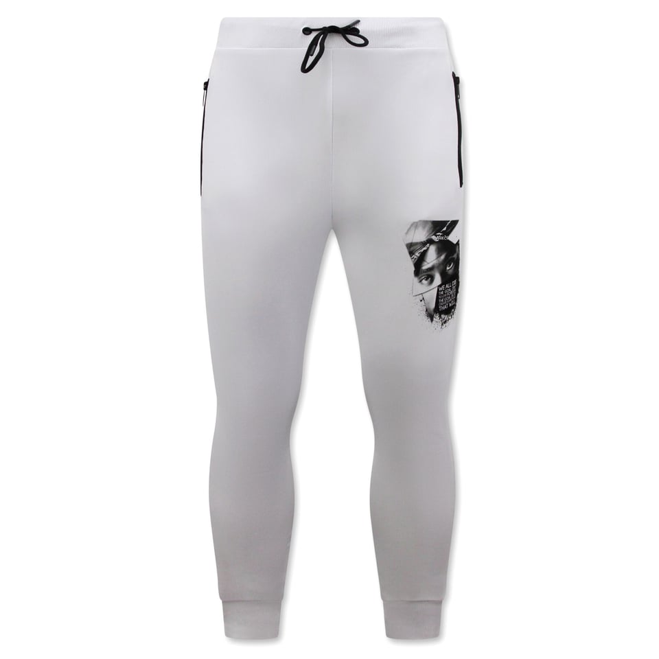 Trainingspak Heren Tupac Shakur - Huispak - 2Pac Joggingpak - 267 - Wit