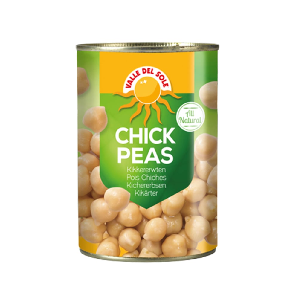 Chick Peas 400g in Blik Valle Del Sole