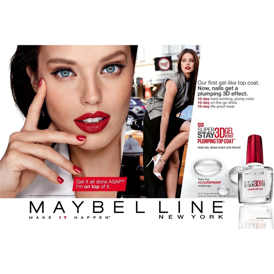 Maybelline Superstay 7 Days 3D Gel Topcoat - Nagelverzorging Bekijk De Gehele Maybelline Superstay Lijn