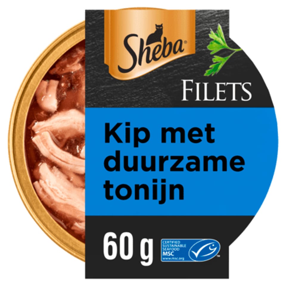 Sheba Filets Tonijn en Kip in Saus