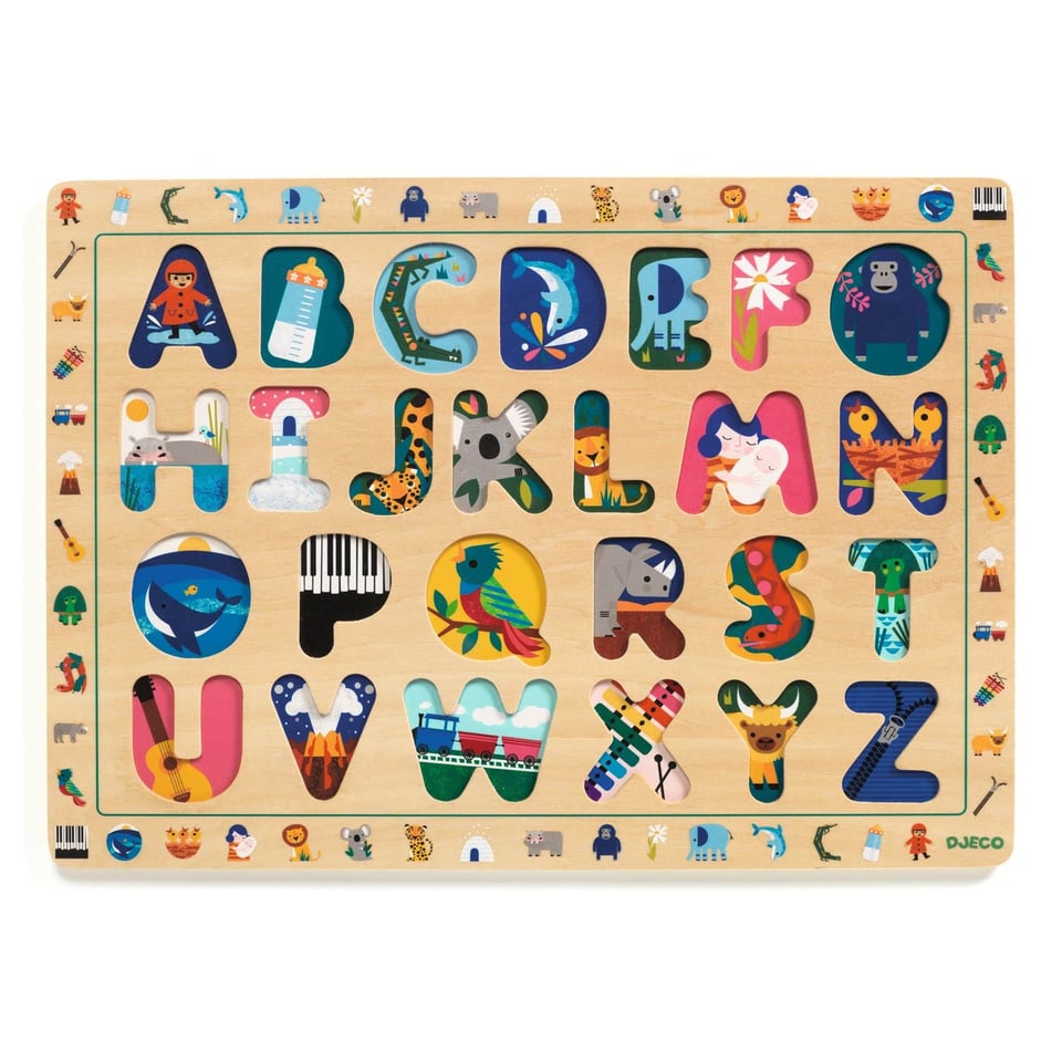 Djeco Educational Puzzle - Puzzle Abc International