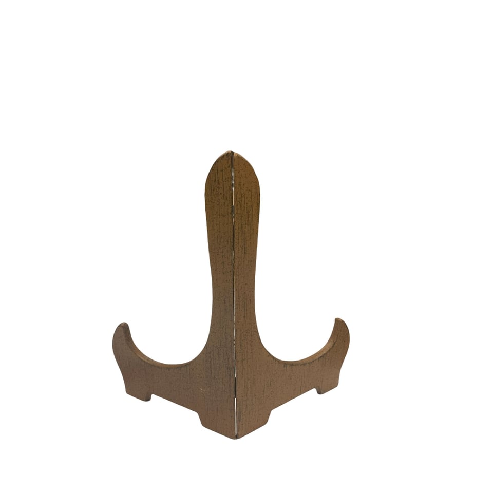 Bordenstandaard Klein Caramel Met Hout Structuur