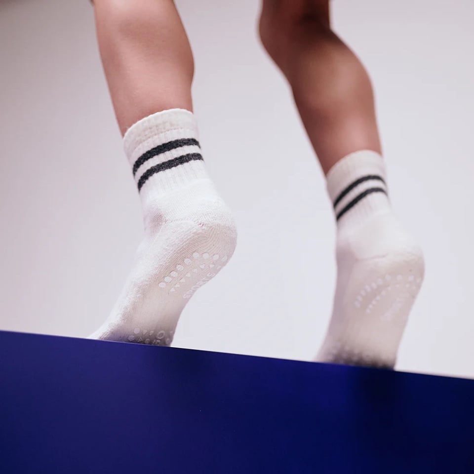 Non Slip Sport Socks Black