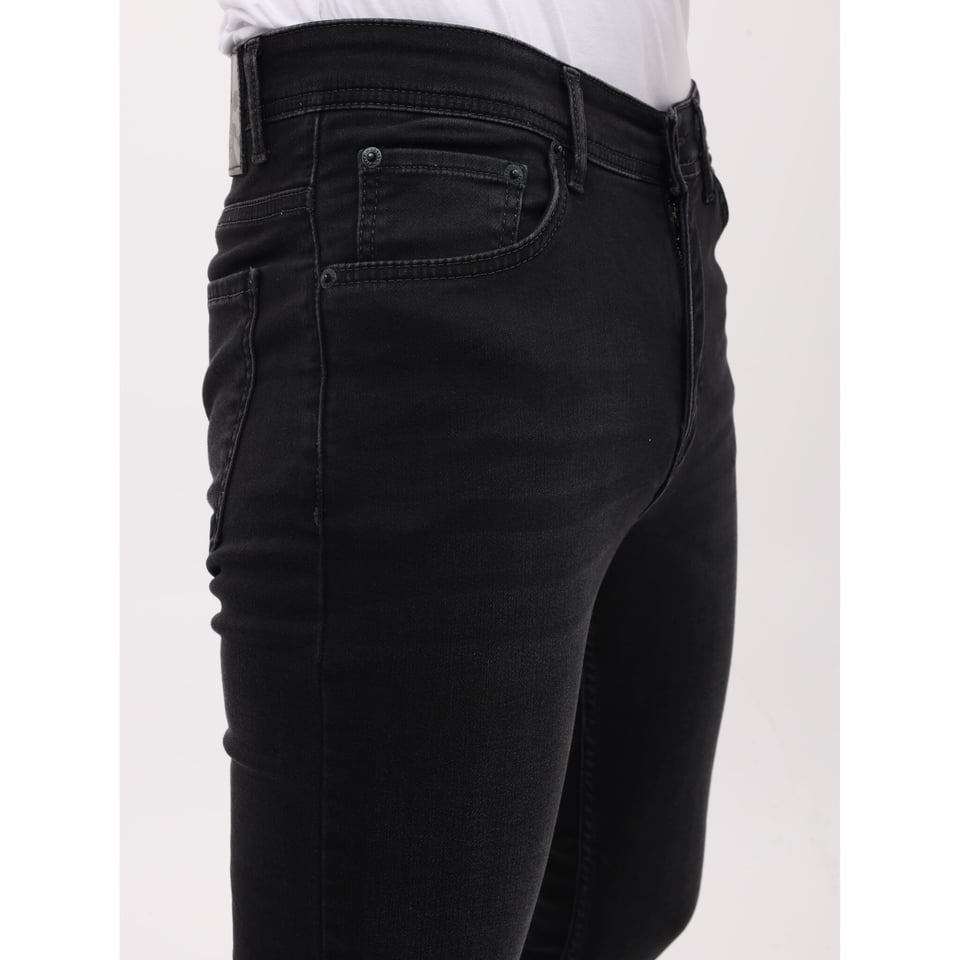 Nette Regular Fit Mannen Stretch Spijkerbroek - Heren Jeans - MM-R-05 -Zwart