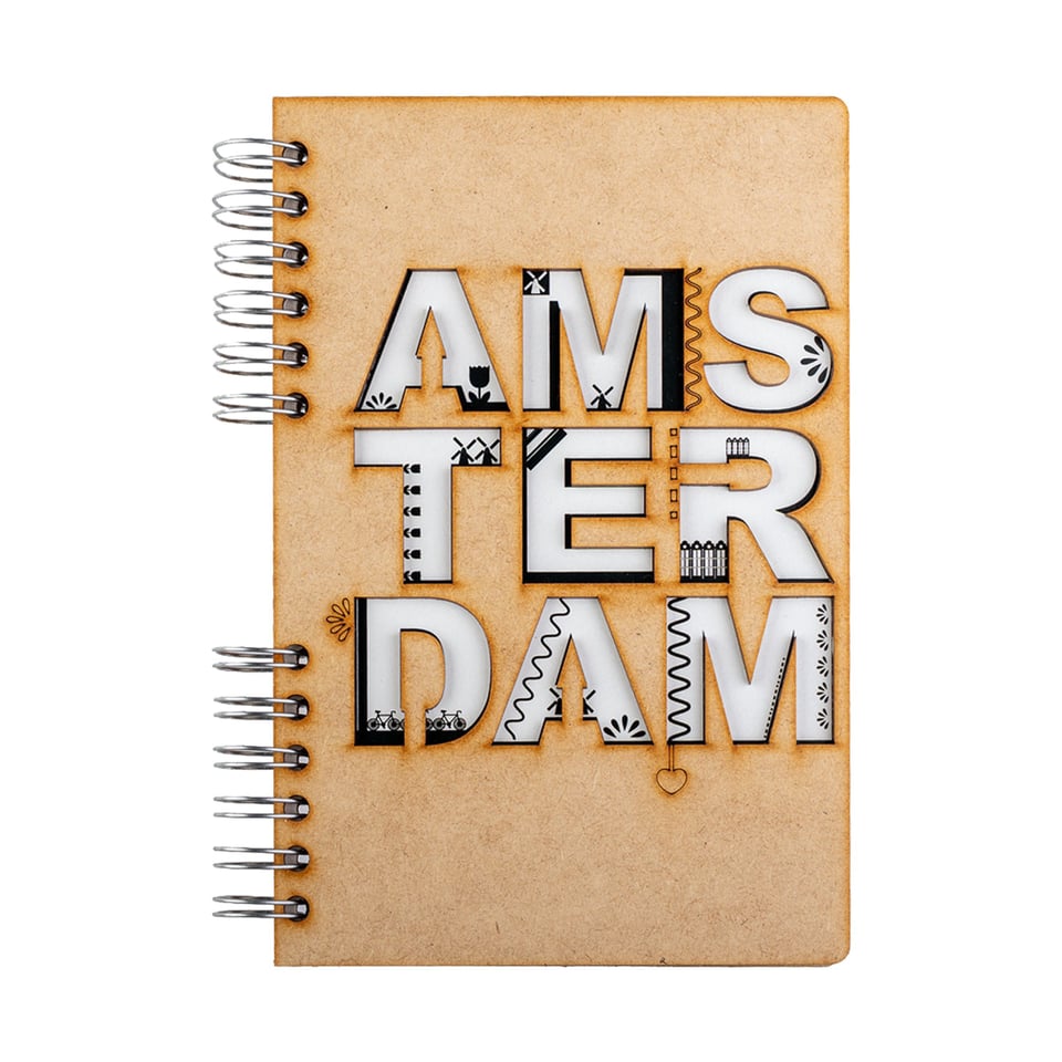 Sustainable journal - Recycled paper - Amsterdam notebook