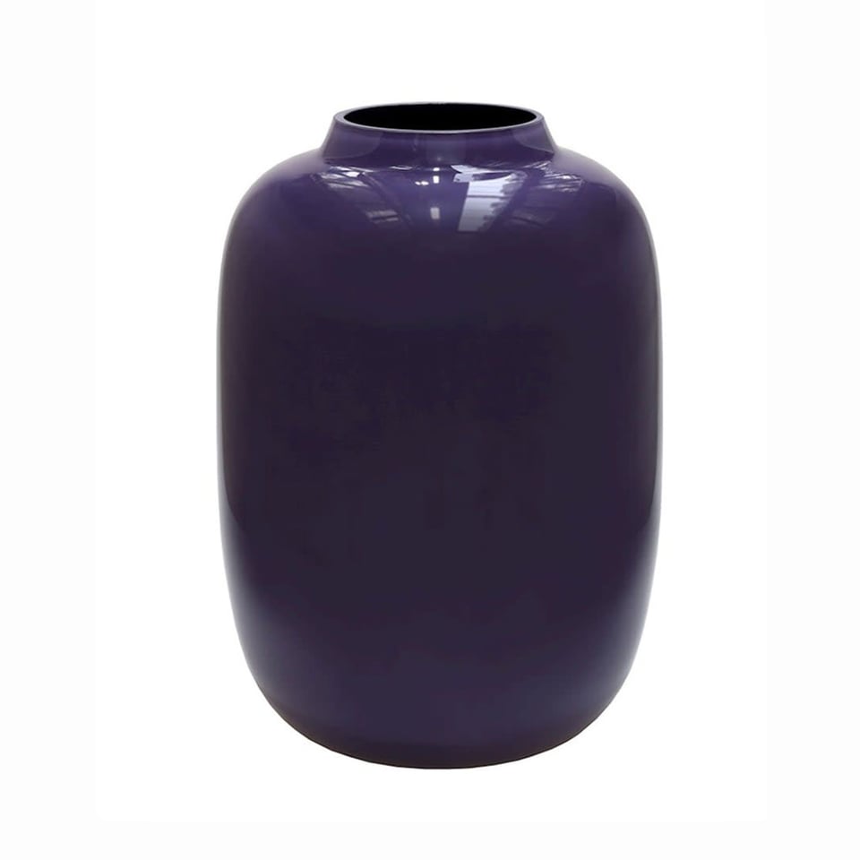 Vaas Artic Donker-Paars Glas 21x29cm