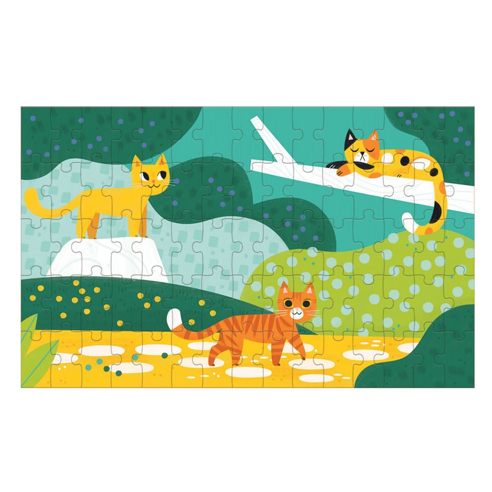 Lenticular Puzzel Cats Big and Small (75 Stukjes)- Mudpuppy