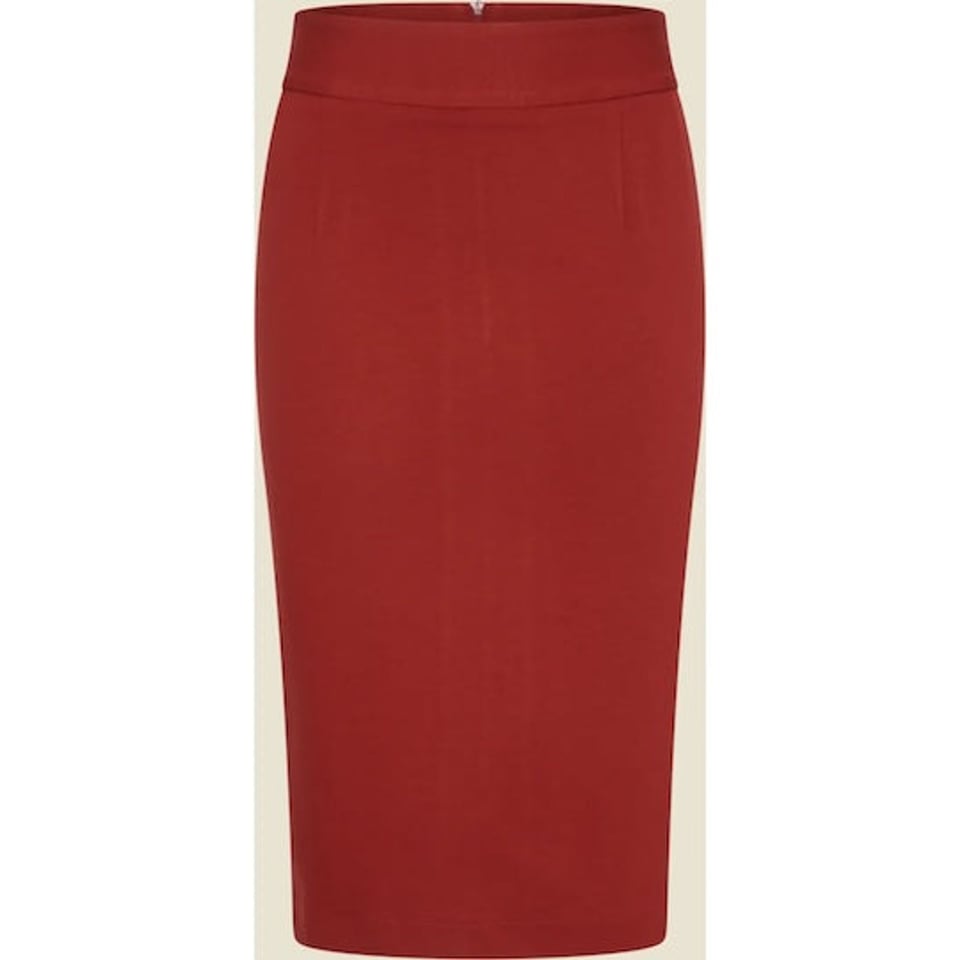 VERY CHERRY Pencil Skirt Red