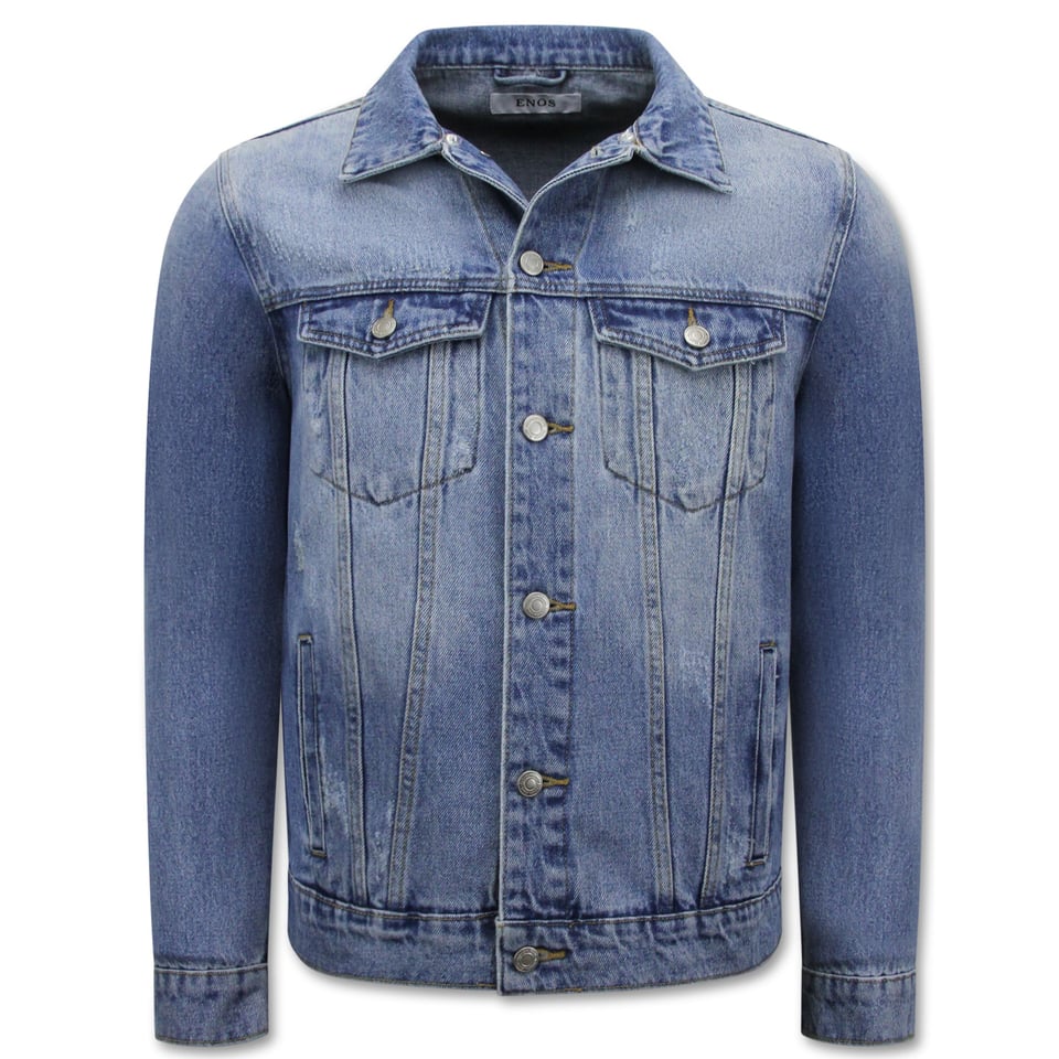 Denim Spijkerjassen Heren - RJ-966 - Blauw