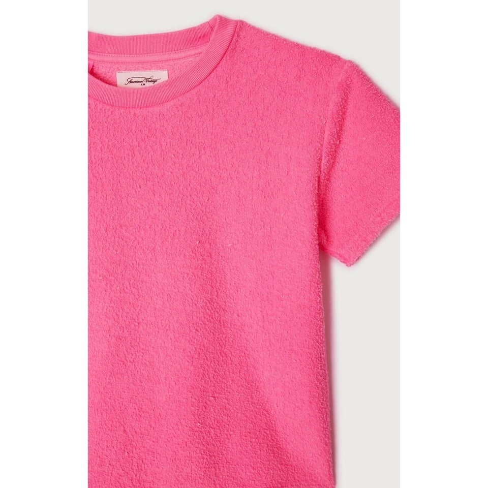 American Vintage Sonoma T-Shirt Pink Acid Fluo
