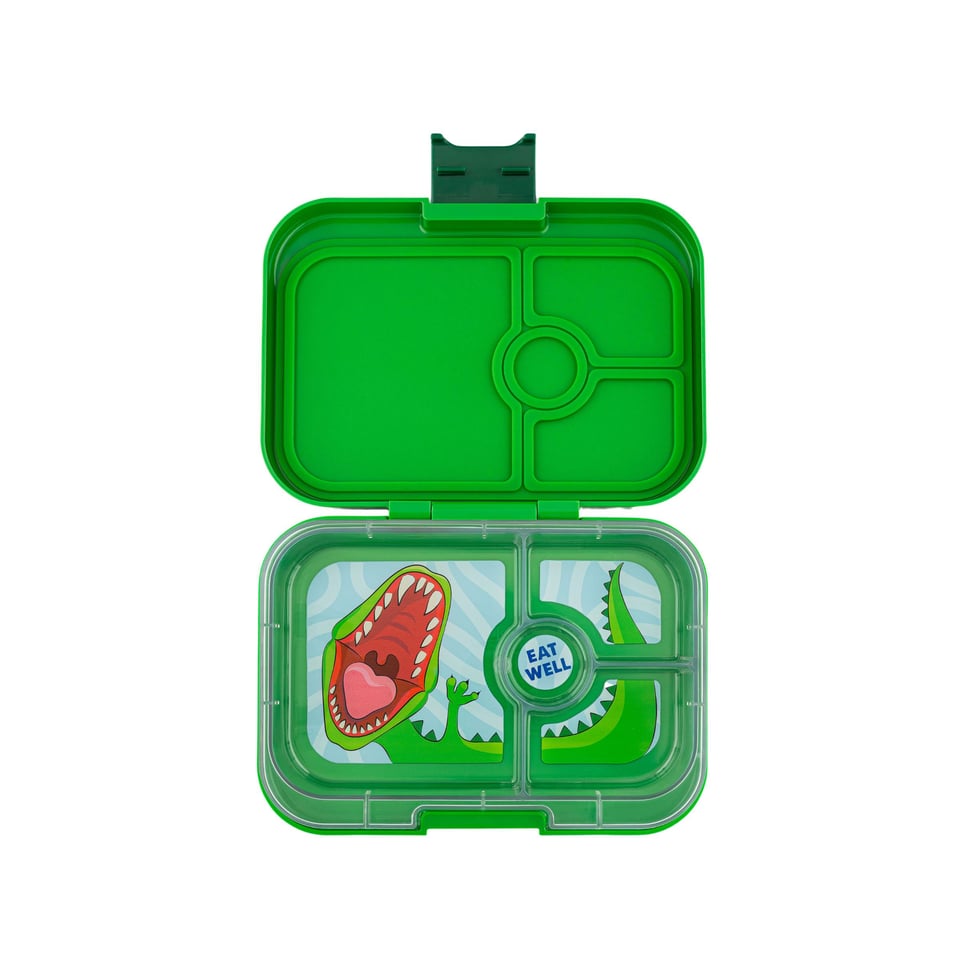 Yumbox Panino 4 Vakken Jurassic Green / Dinosaur - Groen