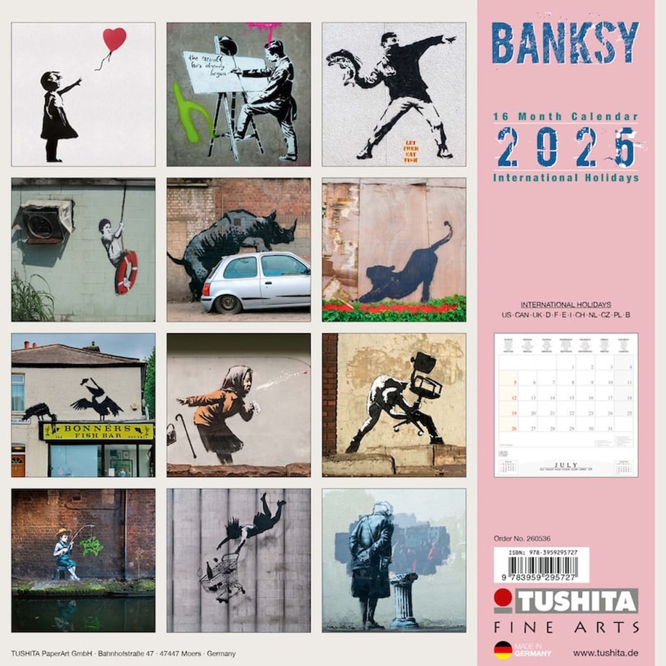 Banksy Kalender 2026