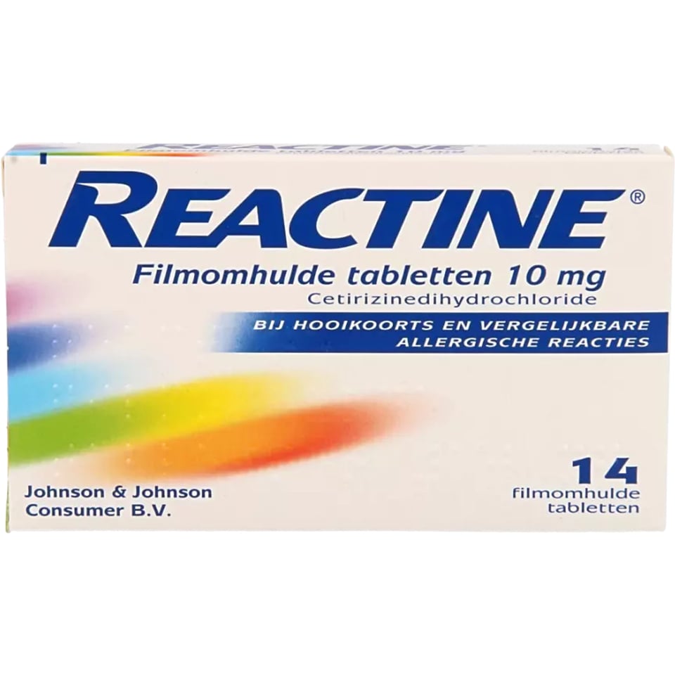 Reactine 10mg Cetirizine 14st 14