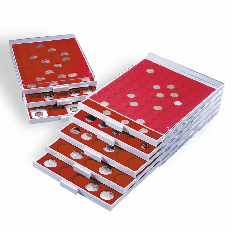 Muntenbox MB 20 Vierkante Vakken 48x48 Mm