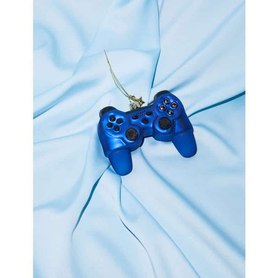 Vondels Kerstbal Blauw Mat Controller