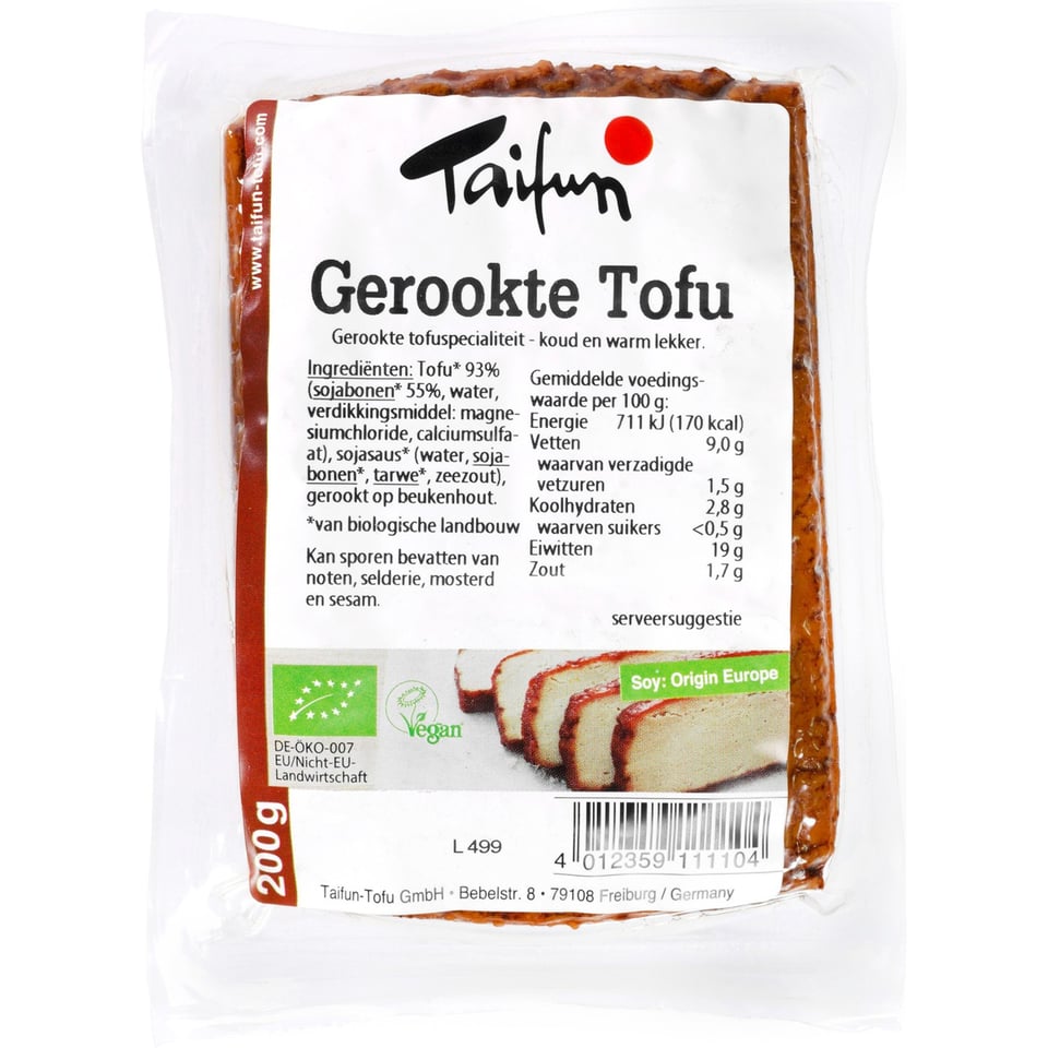 Gerookte Tofu