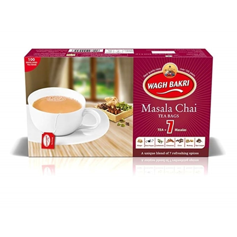 Wagh Bakri Masala Chai Tea Bags 7