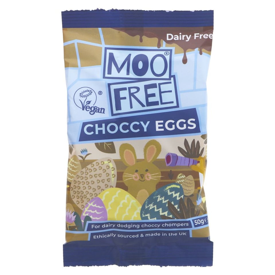 Moo Free Milk Chocolate Mini Eggs 50g