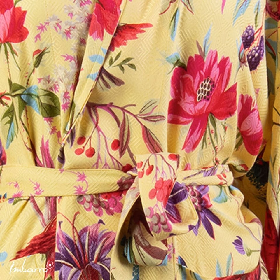 Kimono Royal Paradise Banana Viscose One-Size