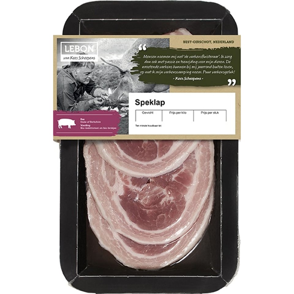 Varkens Speklap
