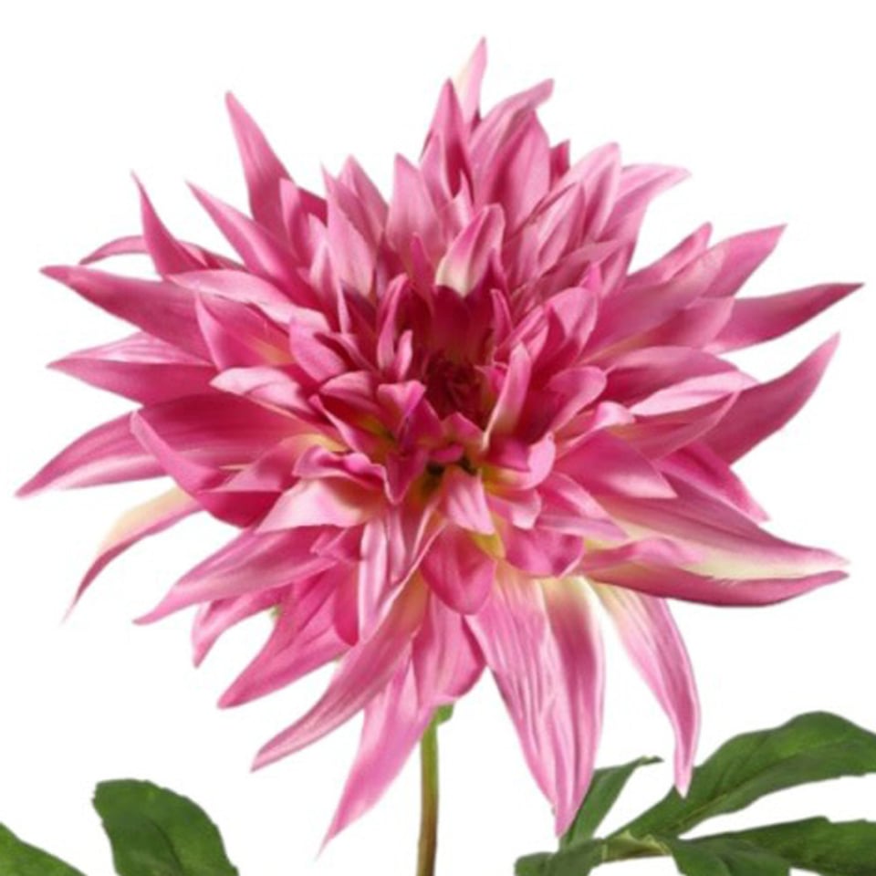 Kunstbloem Dahlia Fuchsia Flame Steel 73cm