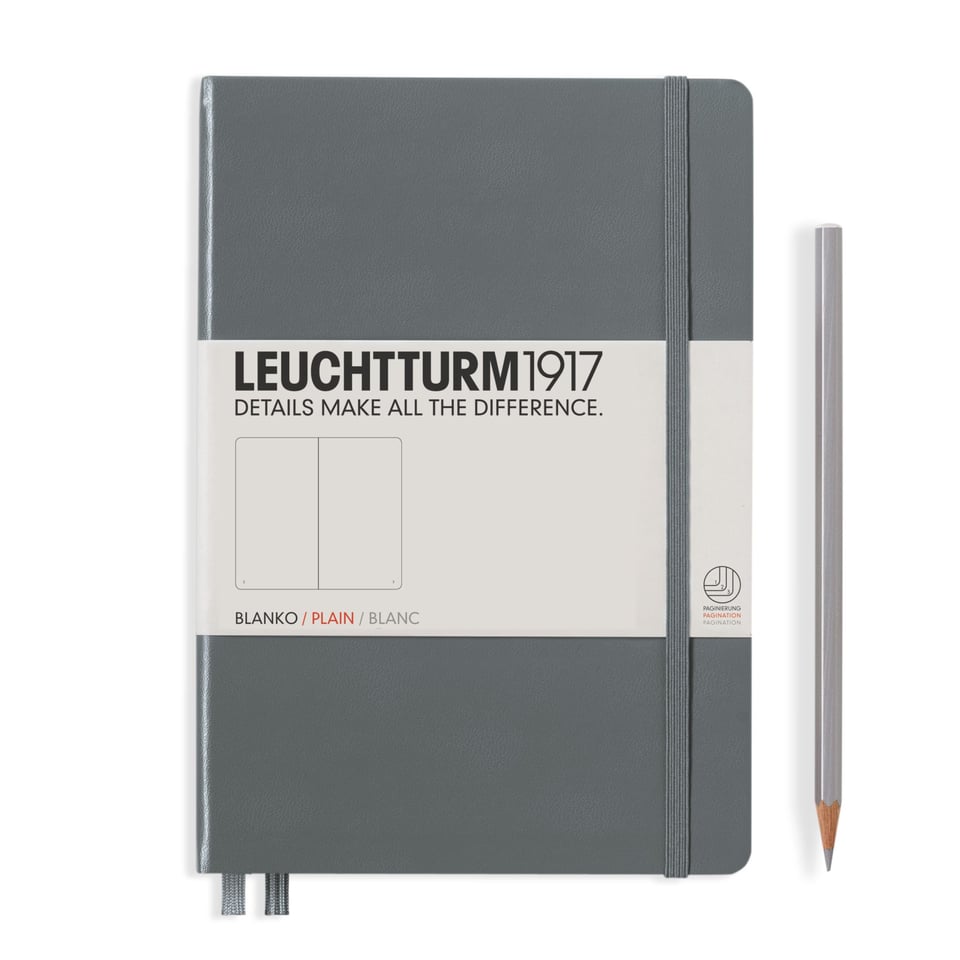 Leuchtturm medium plain notebook (A5) hardcover