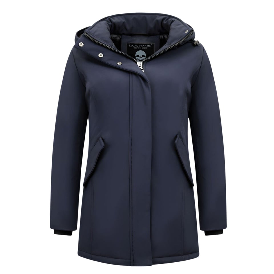 Dames Winterjas Parka - Slim Fit - Blauw