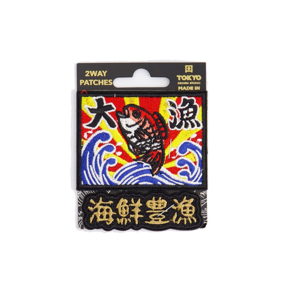 Stickers & Textiel Patch Japan Graphics 6cm Geborduurd