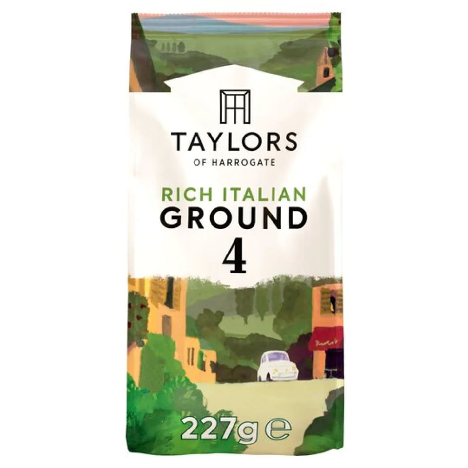 Taylors Rich Italian Ground Roast Coffee 227G