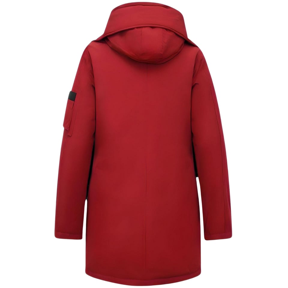 Winddichte Winterjas Dames Parka - 505 - Rood