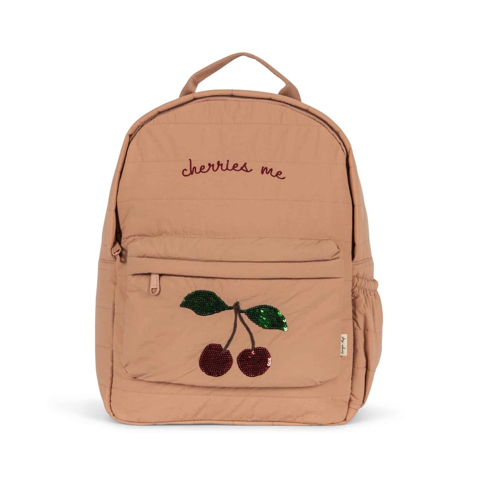 Konges Sløjd Juno Quilted Sequin Backpack Midi Cherry