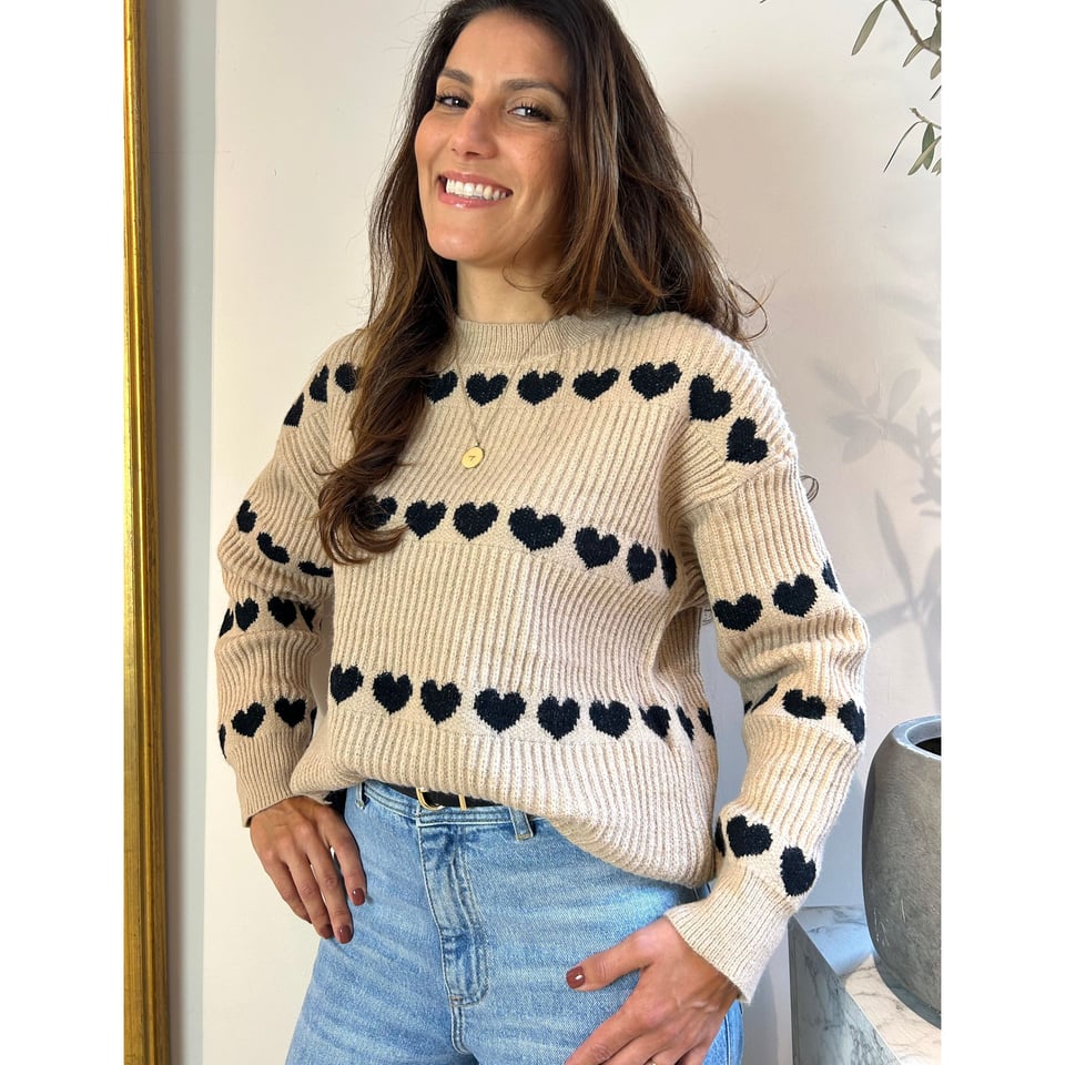 So Much Love - Beige & Black - OneSize
